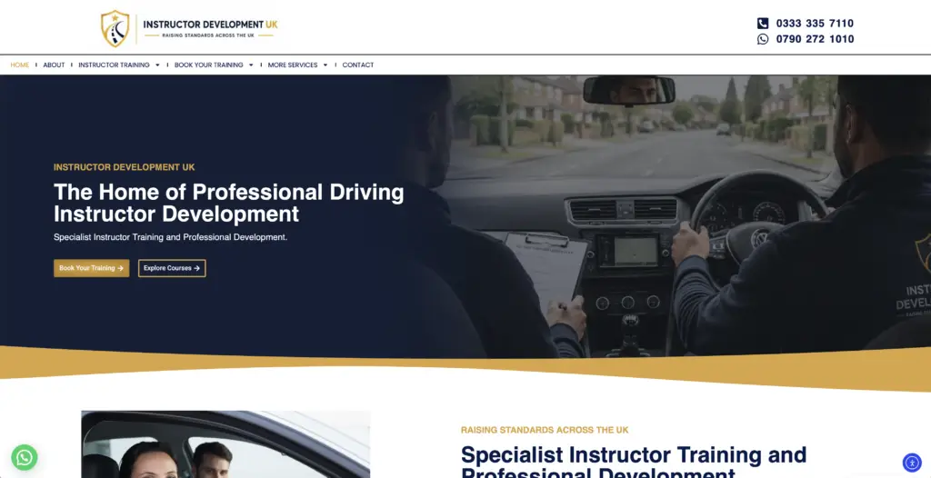 Instructor Development desktop